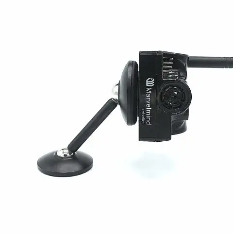Magnetic holder for stationary beacon allows facing the beacon to the most suitable direction