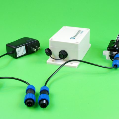 Charger with battery and beacon