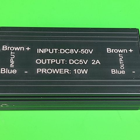 Marvelmind DC-DC converter. IP67 protected. For industrial applications.